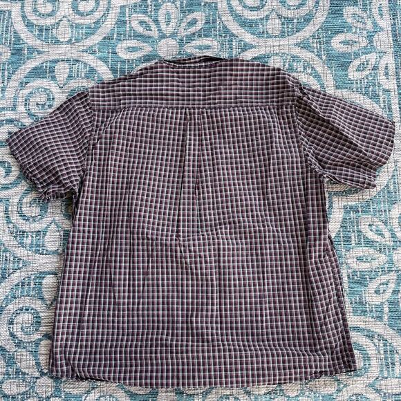 Carhartt Men's Tall Plaid Short Sleeve Button-Down Shirt - Size 2XL - Picture 6 of 7